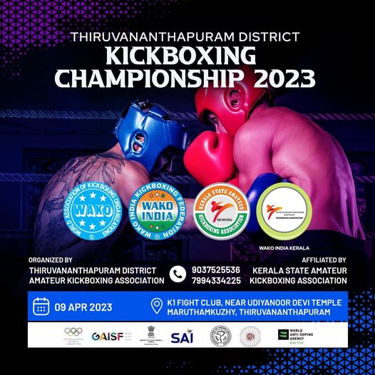 Thiruvananthapuram District Kickboxing Championship 2023 - Wako India